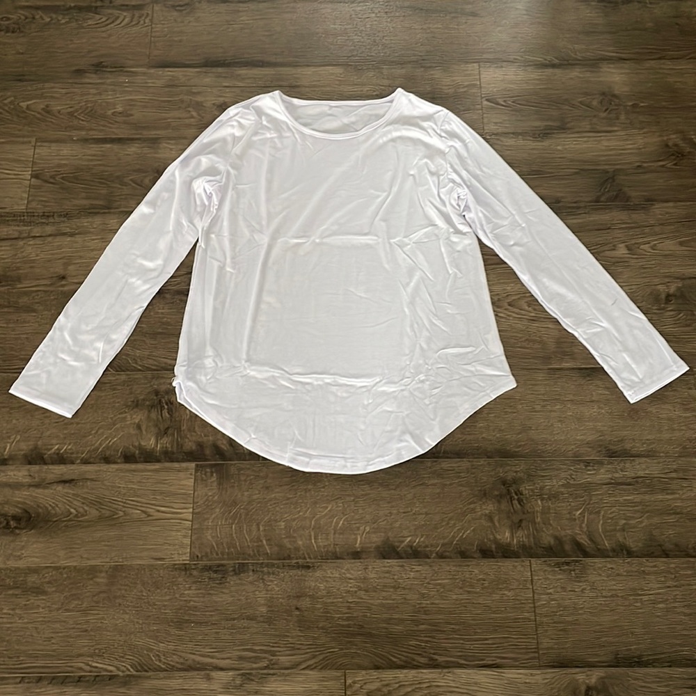 Long sleeve slightly larger neck shirt NWOT